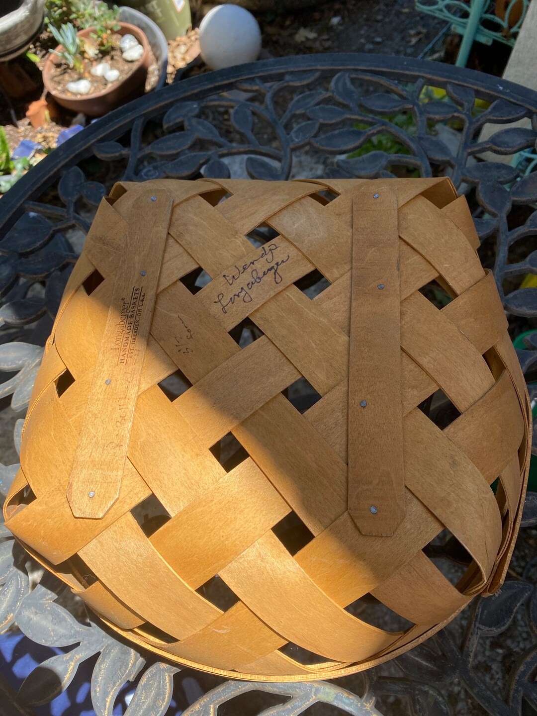 PROTOTYPE Mary Longaberger Signed Basket Etsy