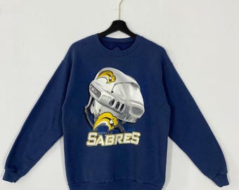 90s Buffalo Sabres Sweatshirt, Vintage Style Buffalo Hockey Crewneck, Retro Buffalo Hockey Shirt, Retro Buffalo Ice Hockey Sweater