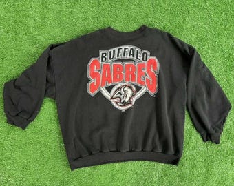 90s Buffalo Sabres Sweatshirt, Vintage Style Buffalo Hockey Crewneck, Retro Buffalo Hockey Shirt, Retro Buffalo Ice Hockey Sweater