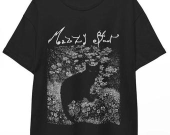 Mazzy Star Cat Shirt, 90s Alternative Rock, Hope Sandoval Tee, Mazzy Star fan gift, Unisex shirt, Music Gifts, cat shirts, cute shirts