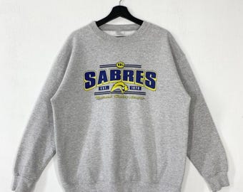 90s Buffalo Sabres Sweatshirt, Vintage Style Buffalo Hockey Crewneck, Retro Buffalo Hockey Shirt, Retro Buffalo Ice Hockey Sweater