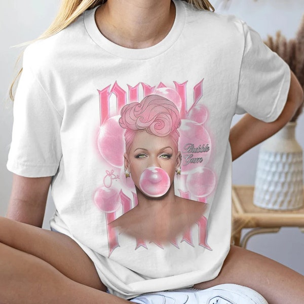 Limited PINK Shirt, Pink bubblegum Sweatshirt, Music Tour 2023 Shirt, P!nk Summer Carnival Tour 2023 Shirt, Trustfall Album Shirt 1490579182