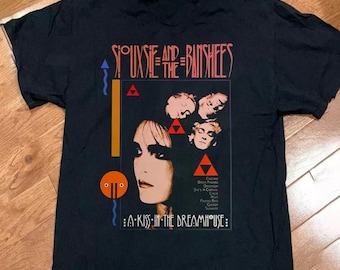 Siouxsie and the Banshees Shirt, 90s goth band tee, Gothic clothing, Cute retro band shirts, Grunge graphic tee, Goth music shirt, Unisex