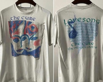 The Cure shirt, 90s band graphic tee, Retro band tees, Gothic shirt, Gifts for her, Alt rock shirt, Goth Clothing, The cure band tee, Unisex