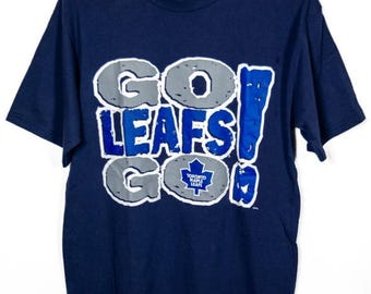Toronto Maple Leafs T-Shirt, Vintage Style Toronto Hockey Crewneck, Retro Leafs Hockey Shirt, Retro Toronto Maple Ice Hockey, Hockey Fan