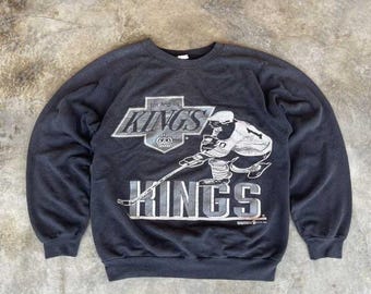 Sudadera vintage de cuello redondo de Los Angeles Kings, camiseta de fan de Los Angeles Kings, camiseta de hockey, camiseta de hockey de Los Angeles Kings