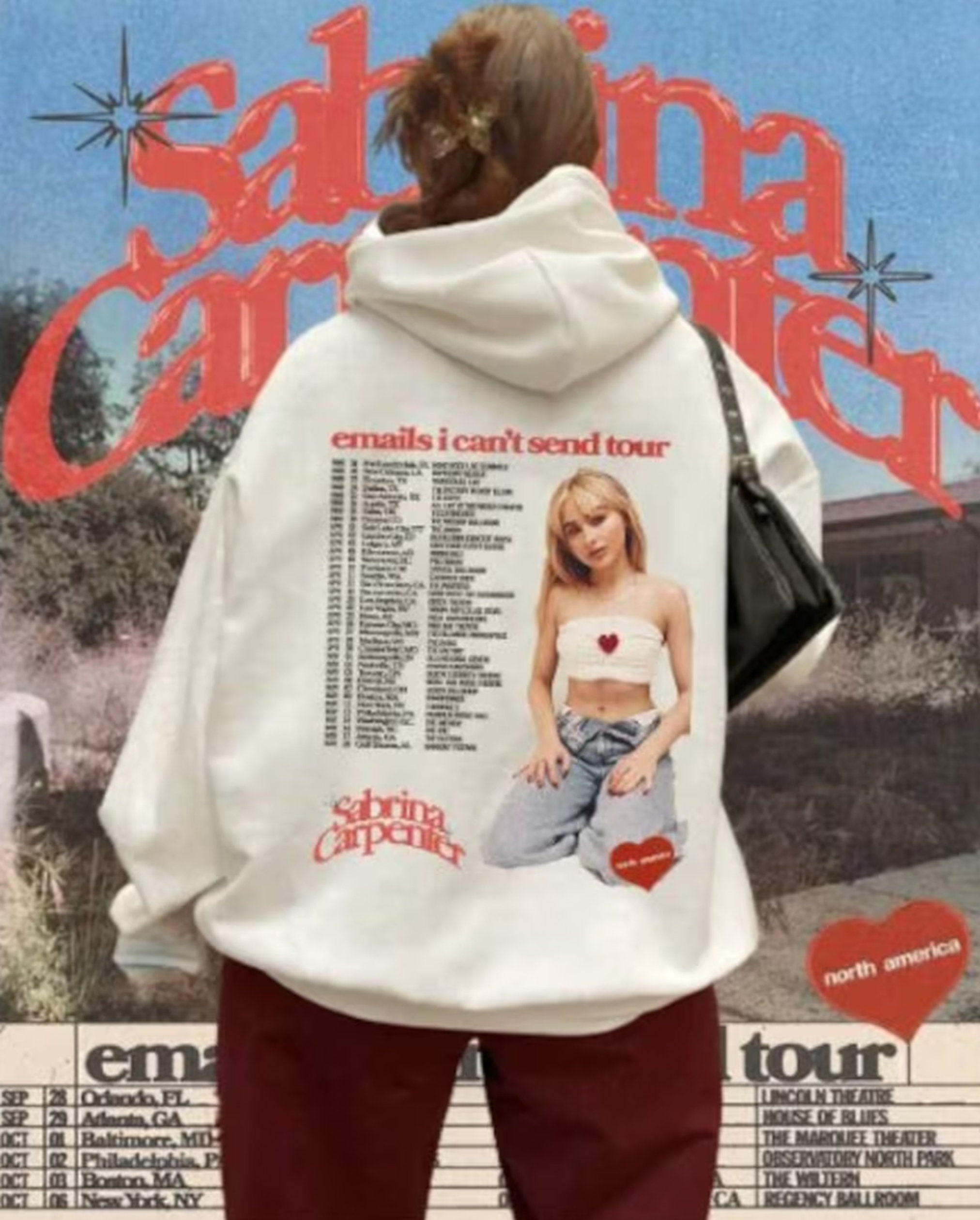 Emails I Can't Send Tour 2023 Tshirt, Hoodie, Sabrina Merch, Sabrina