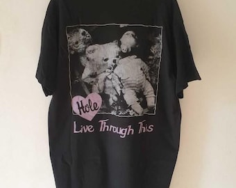 Hole Band T-shirt, Comfort Colors Premium Cotton Shirt, Oversized