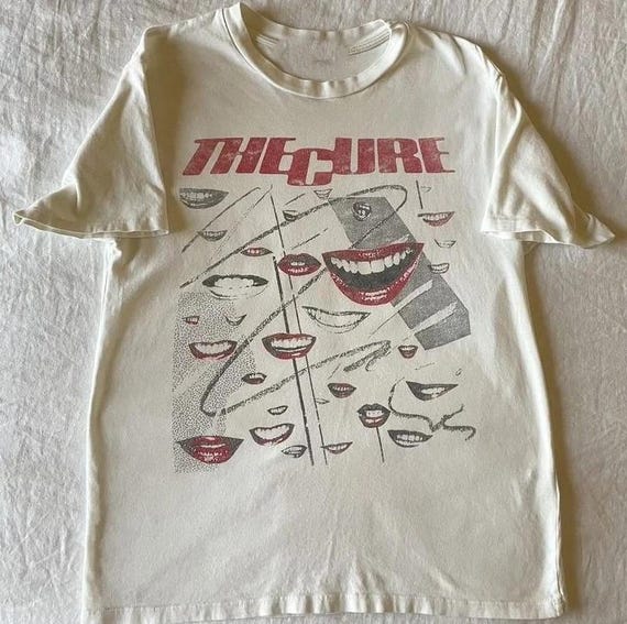 The Cure shirt, 90s band graphic tee, Retro band tees, Gothic shirt, Gifts for her, Alt rock shirt, Goth Clothing, The cure band tee, Unisex