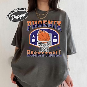 Phoenix Basketball Vintage Style Comfort Colors T-Shirt, Phoenix Sun Tee, Suns Shirt, Phoenix Sun T-Shirt, Suns Fan Gift