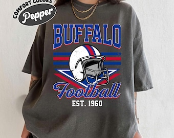 Vintage Style Comfort Colors T-Shirt, Buffalo Bill T-Shirt, Bill T-Shirt, Bills Football, Buffalo New York, Buffalo Fan Gift