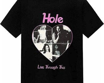 Hole Band T-shirt, Comfort Colors Premium Cotton Shirt, Oversized