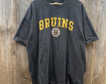 Vintage 90s Boston Bruins T-Shirt, Boston Bruins Vintage T-shirt, Boston Crecwneck, Boston Bruins Shirt, Boston Bruins Fan Shirt