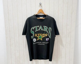 Vintage 90s Dallas Stars Hockey T-Shirt, Dallas Stars Shirt, Dallas Stars Sweatshirt, Dallas Stars Fan Shirt, Gift For Her, Gift For Him