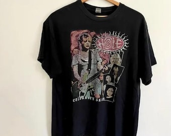 Hole Band T-shirt, Unisex Cotton Shirts, 90s band Shirt, Band graphic tees, Cute shirts, Trendy Shirts, Goth shirts, Retro Graphic tee