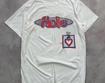 Hole Band T-shirt, Unisex Cotton Shirts, 90s band Shirt, Band graphic tees, Cute shirts, Trendy Shirts, Goth shirts, Retro Graphic tee