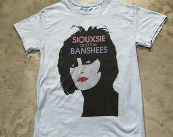 Siouxsie and the Banshees Shirt, 90s goth band tee, Gothic clothing, Cute retro band shirts, Grunge graphic tee, Goth music shirt, Unisex