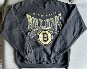 Vintage 90s Boston Bruins Crewneck Sweatshirt, Boston Bruins Vintage T-shirt, Boston Crecwneck, Boston Bruins Shirt, Boston Bruins Fan Shirt