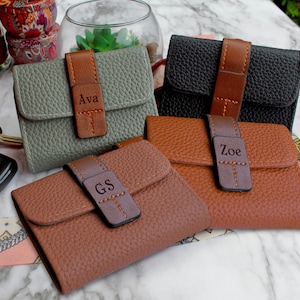 Fabulous RFID Card Holder made of PU Leather. This personalised wallet is Ideal for any gifting occasion.