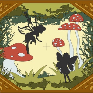 Fairy Garden Lightbox Template