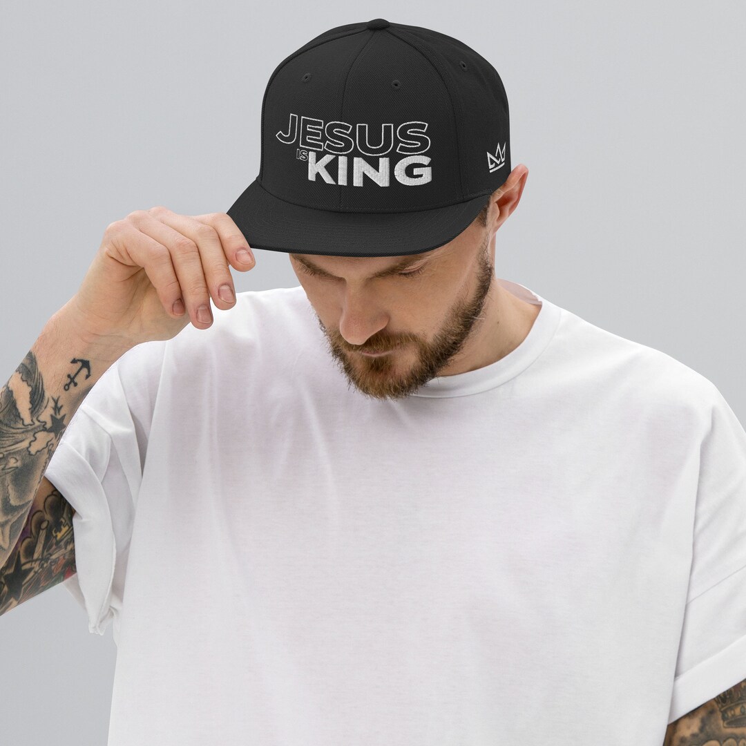 Jesus is King Snapback Hat the Social Apologist - Etsy