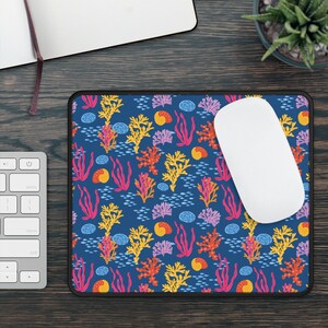 Coral Reef Print Gaming Mouse Pad
