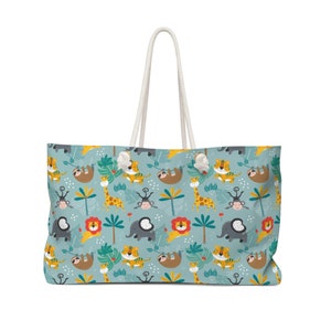 Dschungel Tiere Weekender Tasche - Tragetasche, Reisetasche