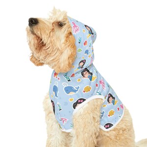 Cute Mermaids Dog Hoodie - Pet Sweater Choose your size