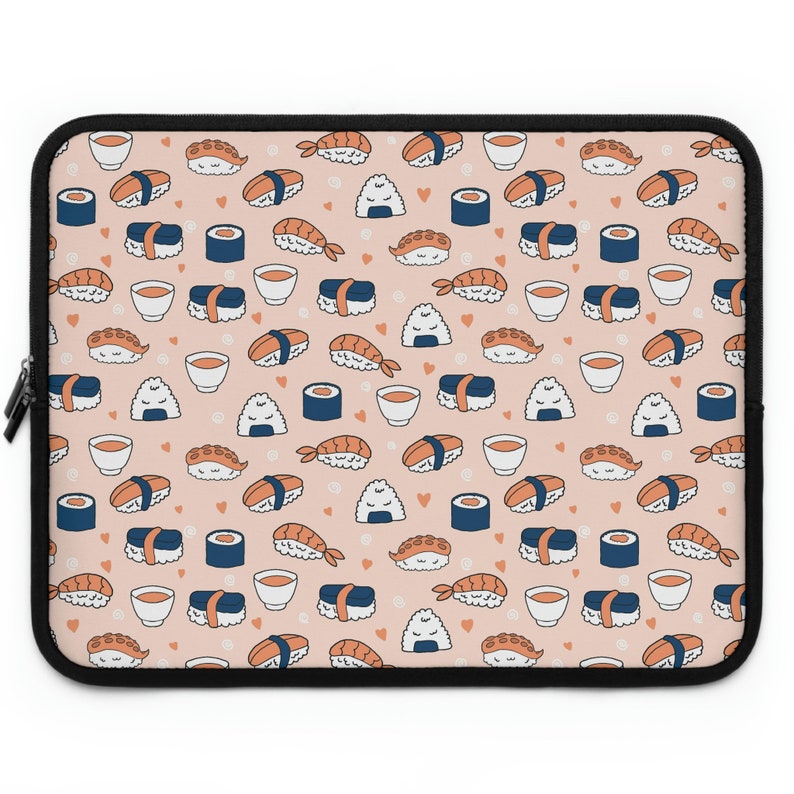 Sushilicious Sushi Print Laptop Sleeve image 1