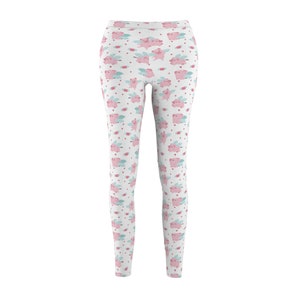 When Pigs Fly Medium Scale Print Yogabroek voor dames, casual legging
