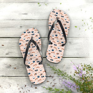 Sushilicious! Sushi Print Flip Flops - beach sandals, shower shoes, casual footwear, poolside