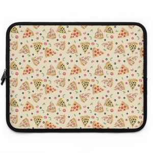 Pizza Party Print Laptop Sleeve