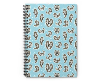 Otternal Love Spiral Notebook - Ruled Line