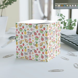Fruitsalade Kleverig vel Opmerking Blokkubus