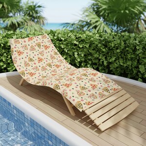 Pizza Party Print Beach Towel - Choose your size