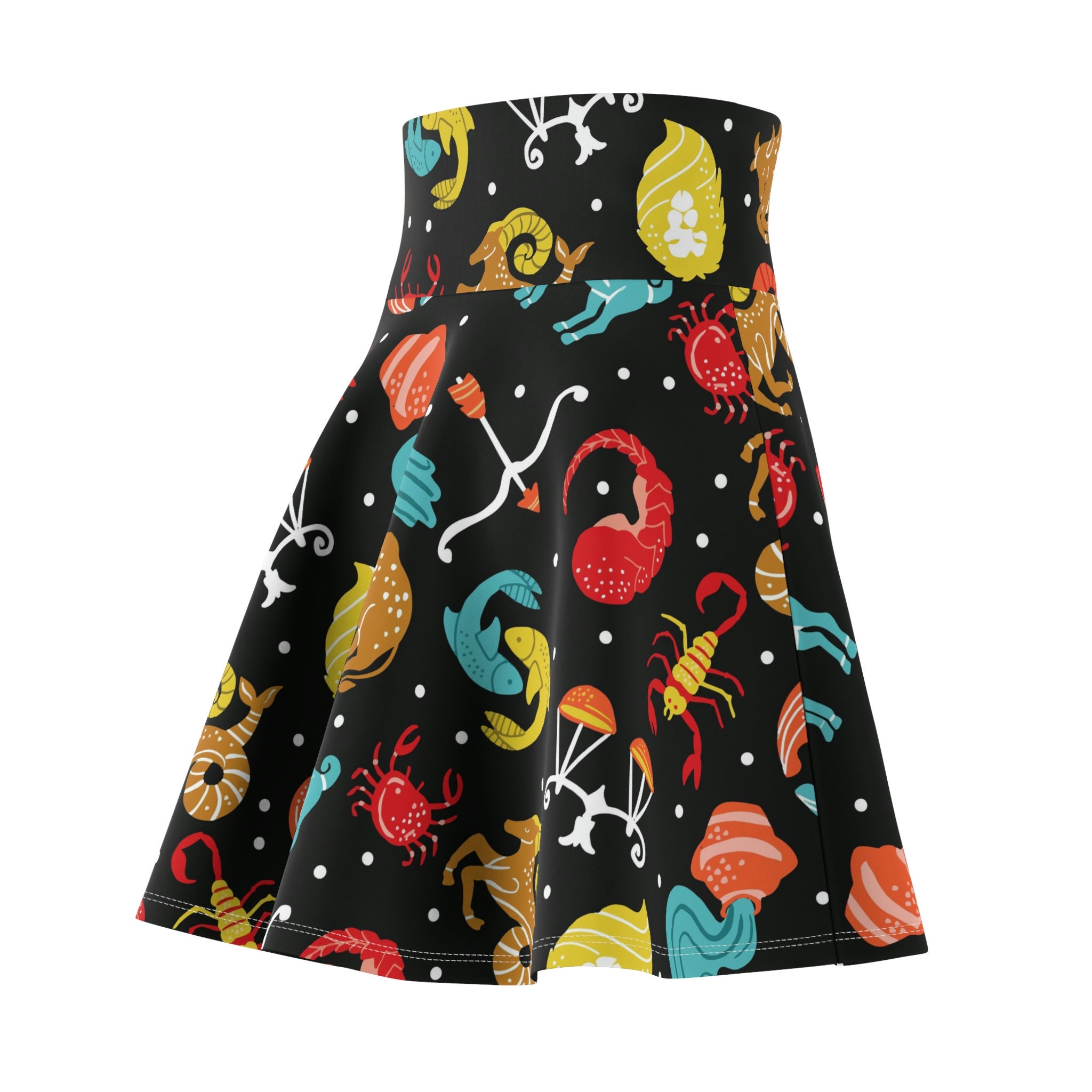 It's in the Stars Zodiac Astrology Women's Skater Skirt