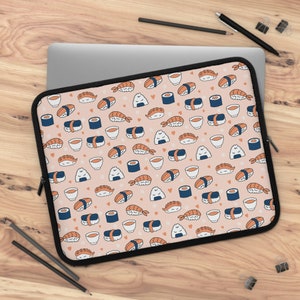 Sushilicious Sushi Print Laptop Sleeve image 5