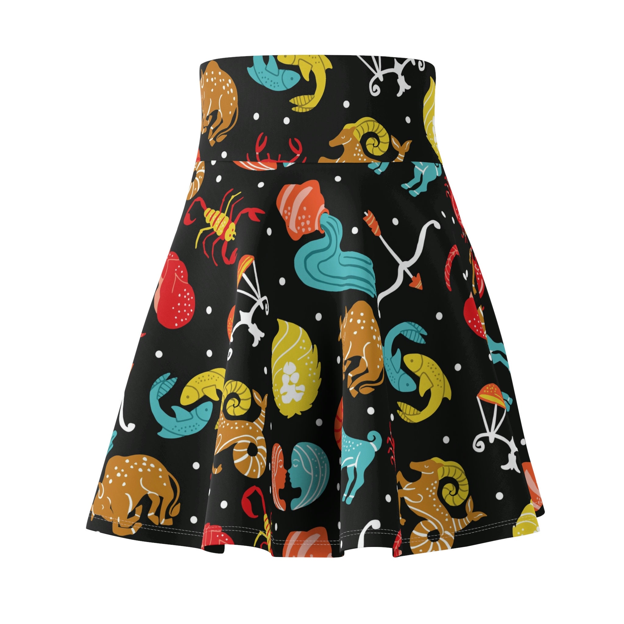 It's in the Stars Zodiac Astrology Women's Skater Skirt