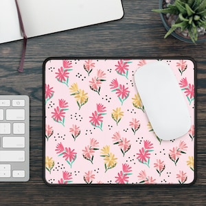 Michelle Floral Blumendruck Gaming Maus Pad