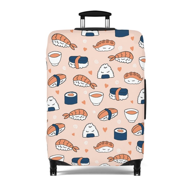 Sushilicious! Sushi Print Luggage Cover - Suitcase sleeve, bag cover