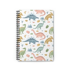 Dinosaurs Spiral Notebook - Ruled Line