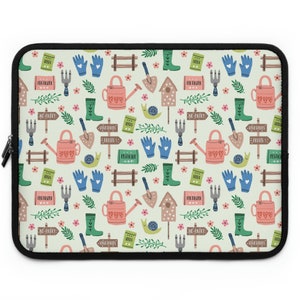 In the Garden Printed Laptop Sleeve