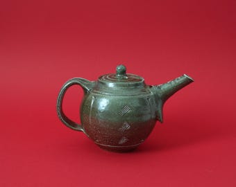 Salt glaze teapot