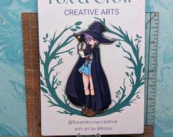 Large Yuki Witch Enamel Pin – Melancholy of Haruhi Suzumiya Series Collectible