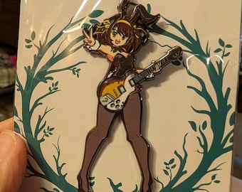 Large Haruhi Bunnysuit Enamel Pin – Melancholy of Haruhi Suzumiya Series Collectible