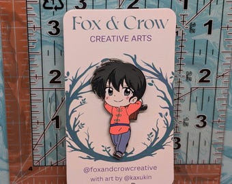 Ranma Satome (male) Enamel Pin – Custom Ranma1/2 Collectible