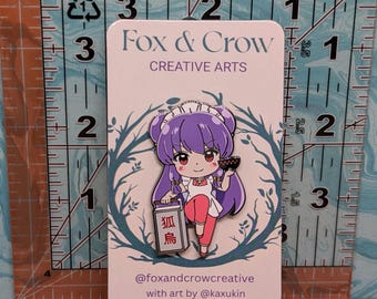 Shampoo Enamel Pin – Custom Ranma1/2 Collectible