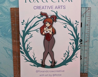 Large Mikuru Bunnysuit Enamel Pin – Melancholy of Haruhi Suzumiya Series Collectible