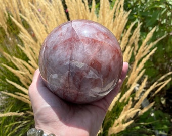 Red Hematoid Quartz Sphere 120mm