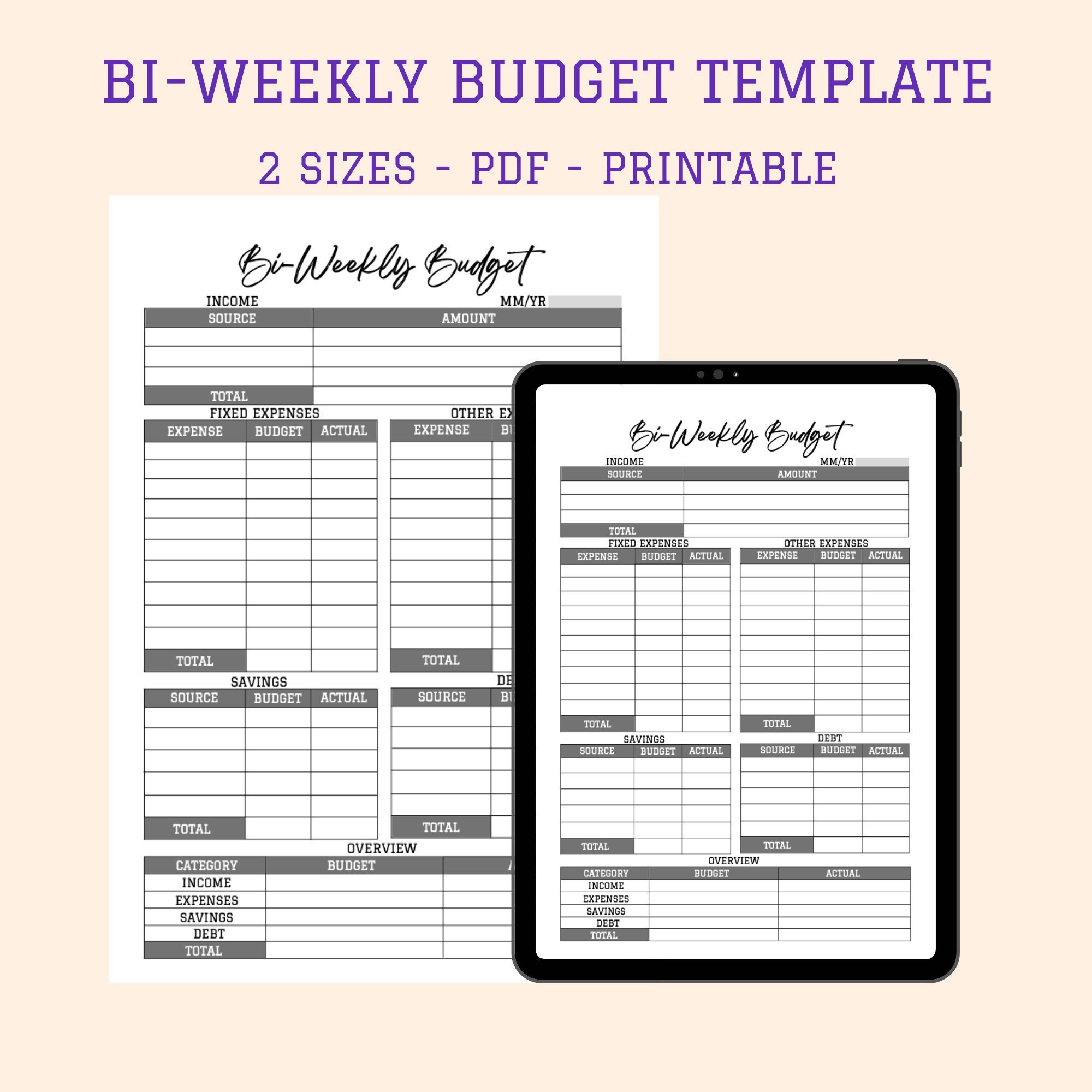 Bi Weekly Paycheck Budget Template - mc0ogcv